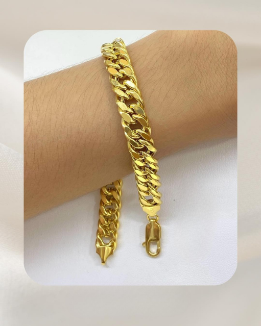18K Yellow Gold Unisex Bracelet