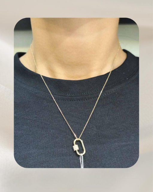 14K Diamond Pendant