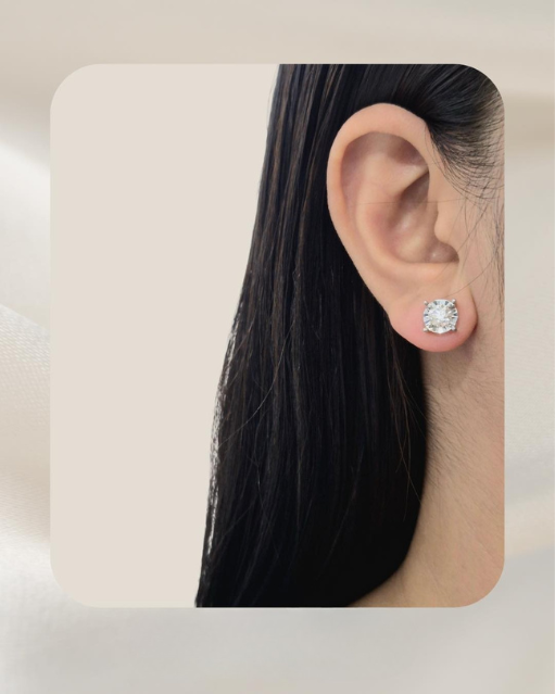 18K Diamond Earrings