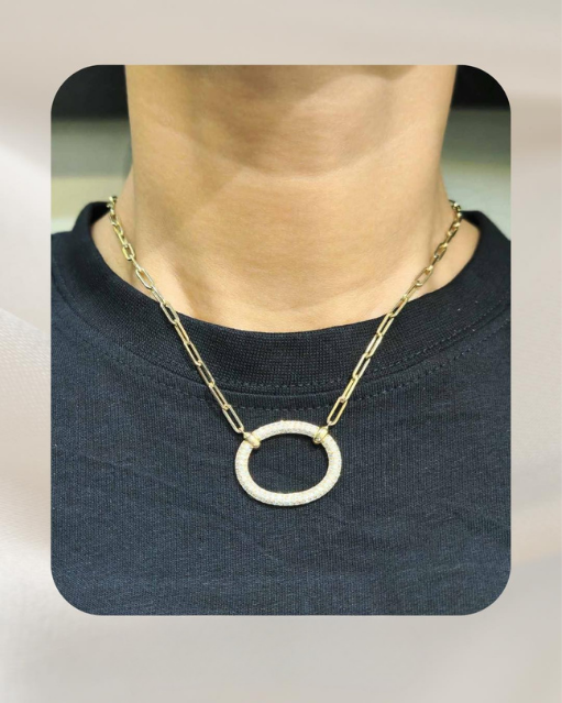 14K Diamond Necklace