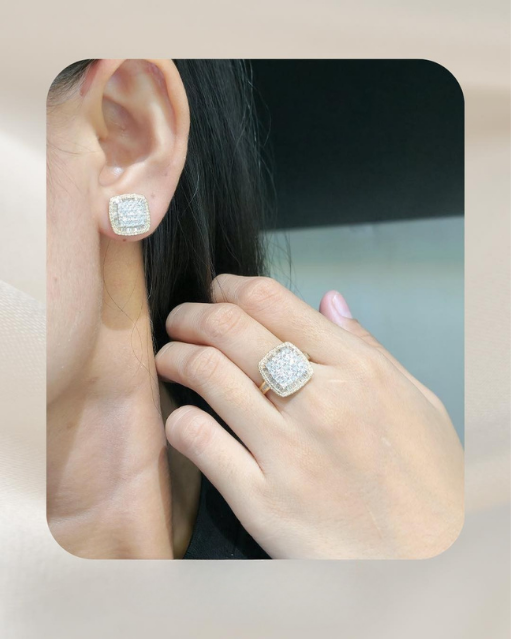 14K Diamond Set