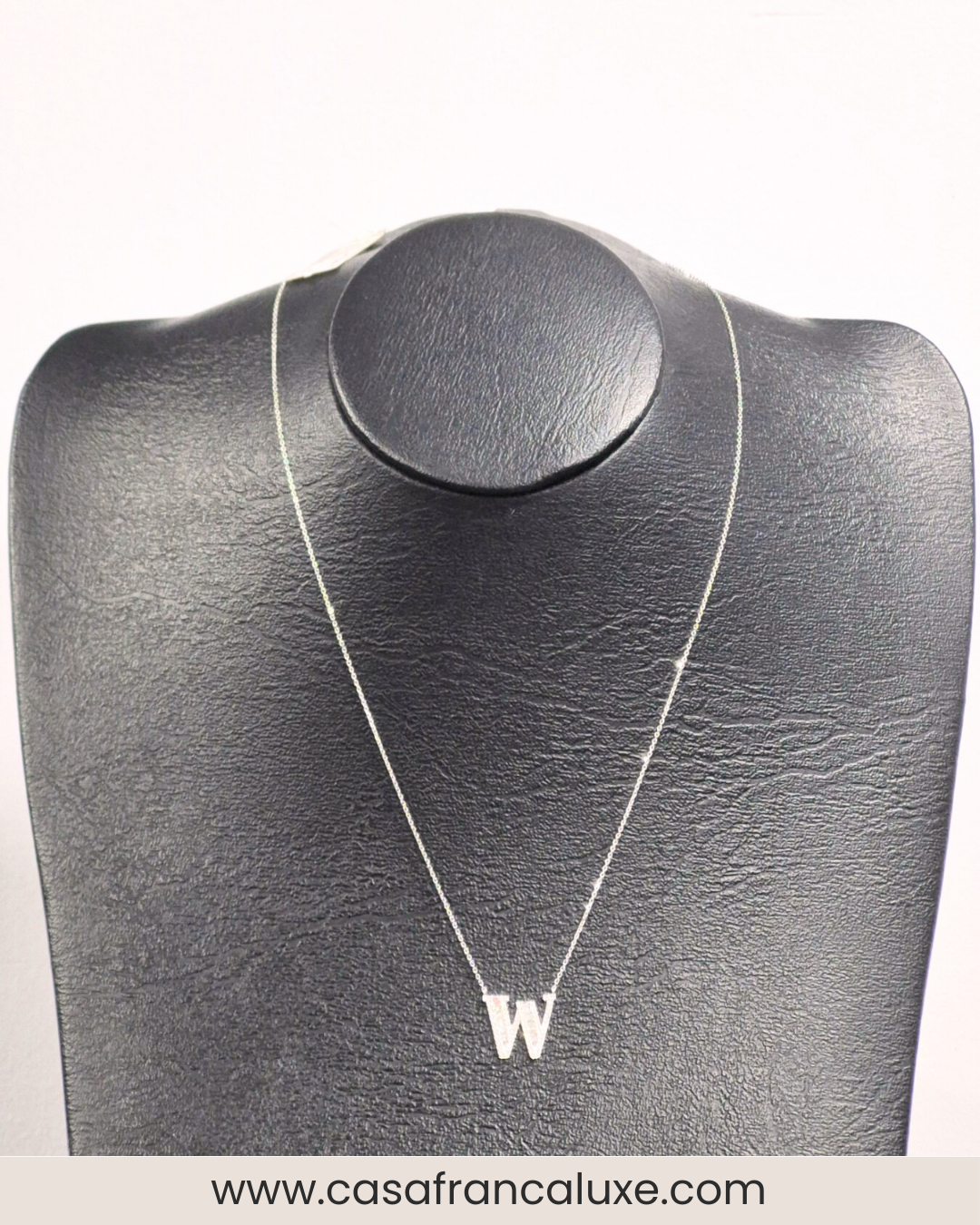 14K Initial Diamond Necklace