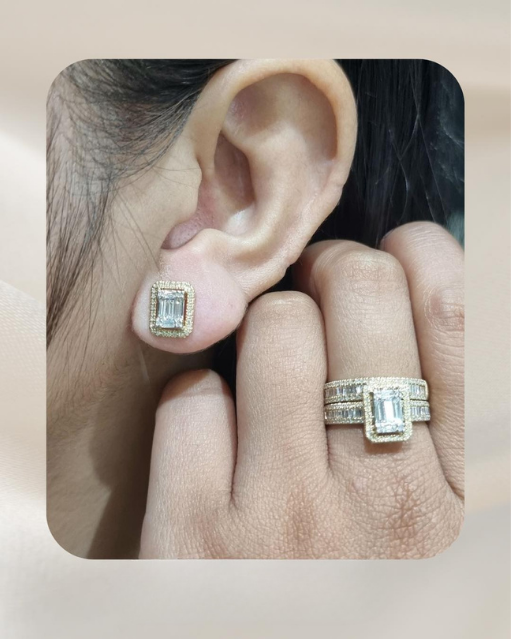 14K Diamond Set