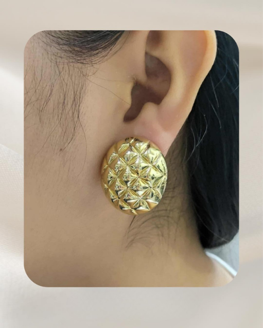 18K Yellow Gold Earrings