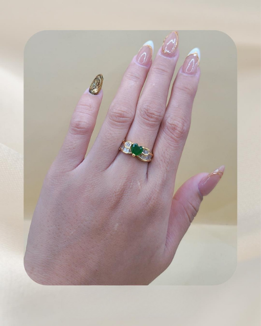 18K Diamond Ring