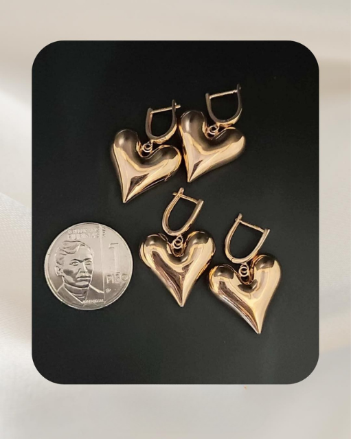 18K Rose Gold Earrings