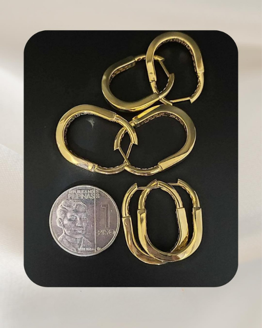 18K Yellow Gold Earrings