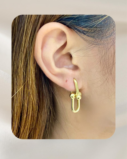 18K Yellow Gold Earrings