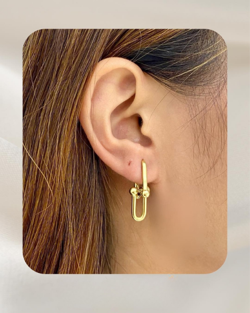 18K Yellow Gold Earrings
