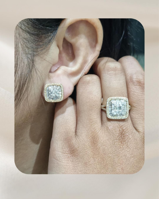 14K Diamond Set