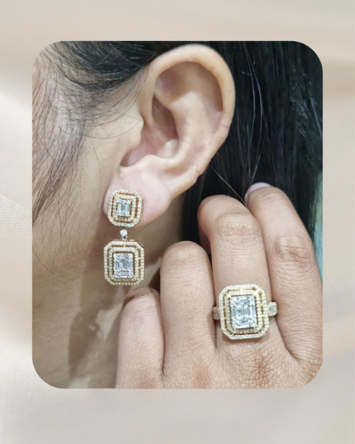 14K Diamond Set