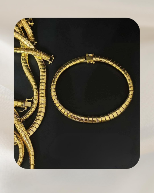 18K Yellow Gold Unisex Bracelet