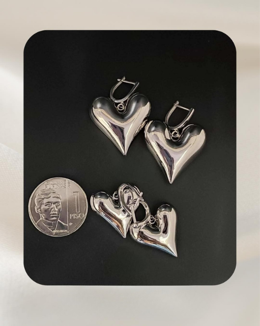 18K White Gold Earrings