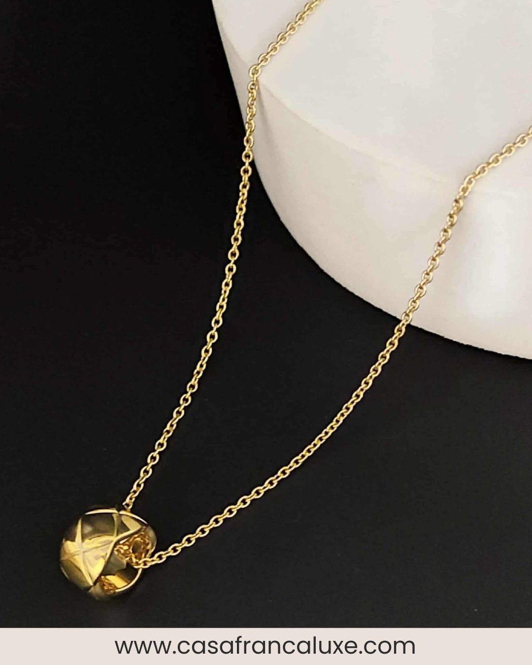 18K HK Setting Necklace