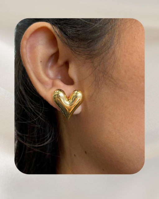 18K Yellow Gold Earrings