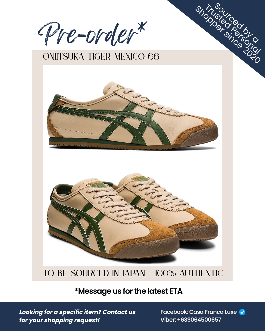 Japan Pre-order: Onitsuka Tiger Mexico 66