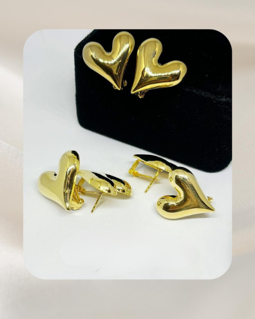 18K Yellow Gold Earrings