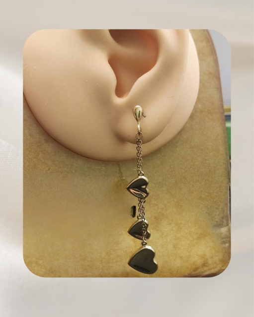 18K Yellow Gold Dangling Earrings
