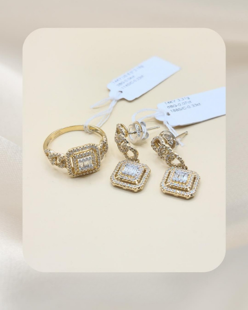14K Diamond Set
