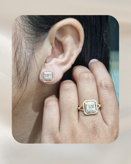 14K Diamond Set