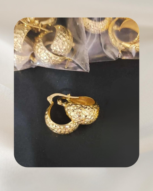 18K Yellow Gold Earrings