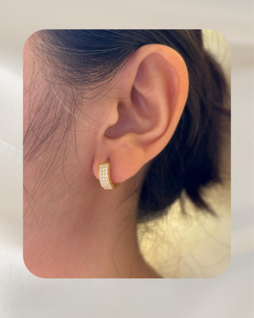 18K Yellow Gold Earrings