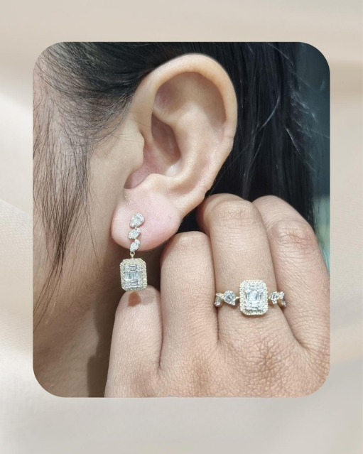 14K Diamond Set