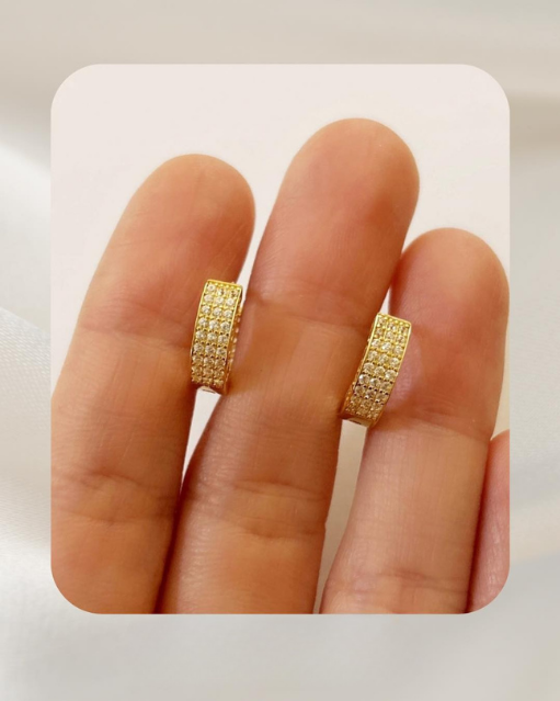18K Yellow Gold Earrings