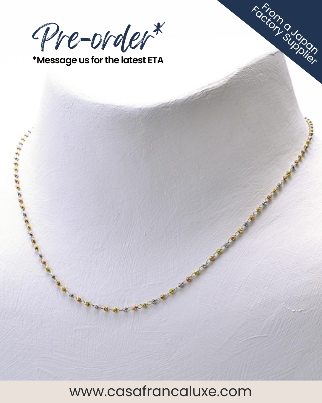 K18 Japan Gold Necklace