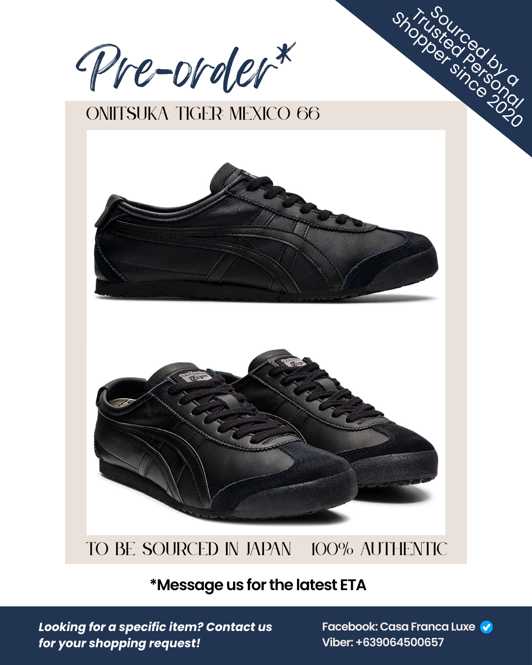 Japan Pre-order: Onitsuka Tiger Mexico 66