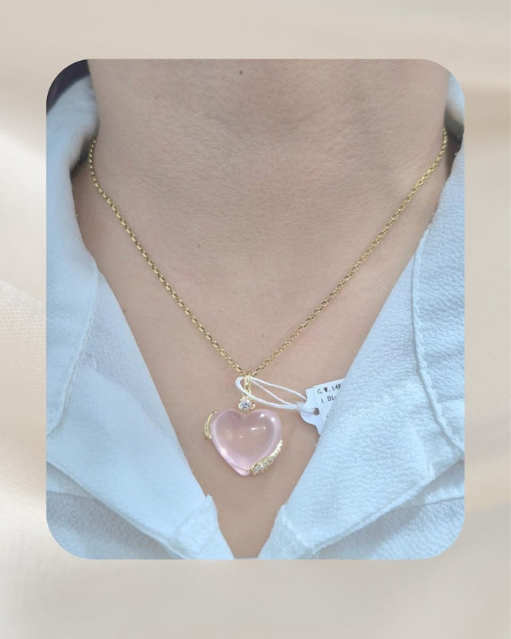14K Diamond Pendant