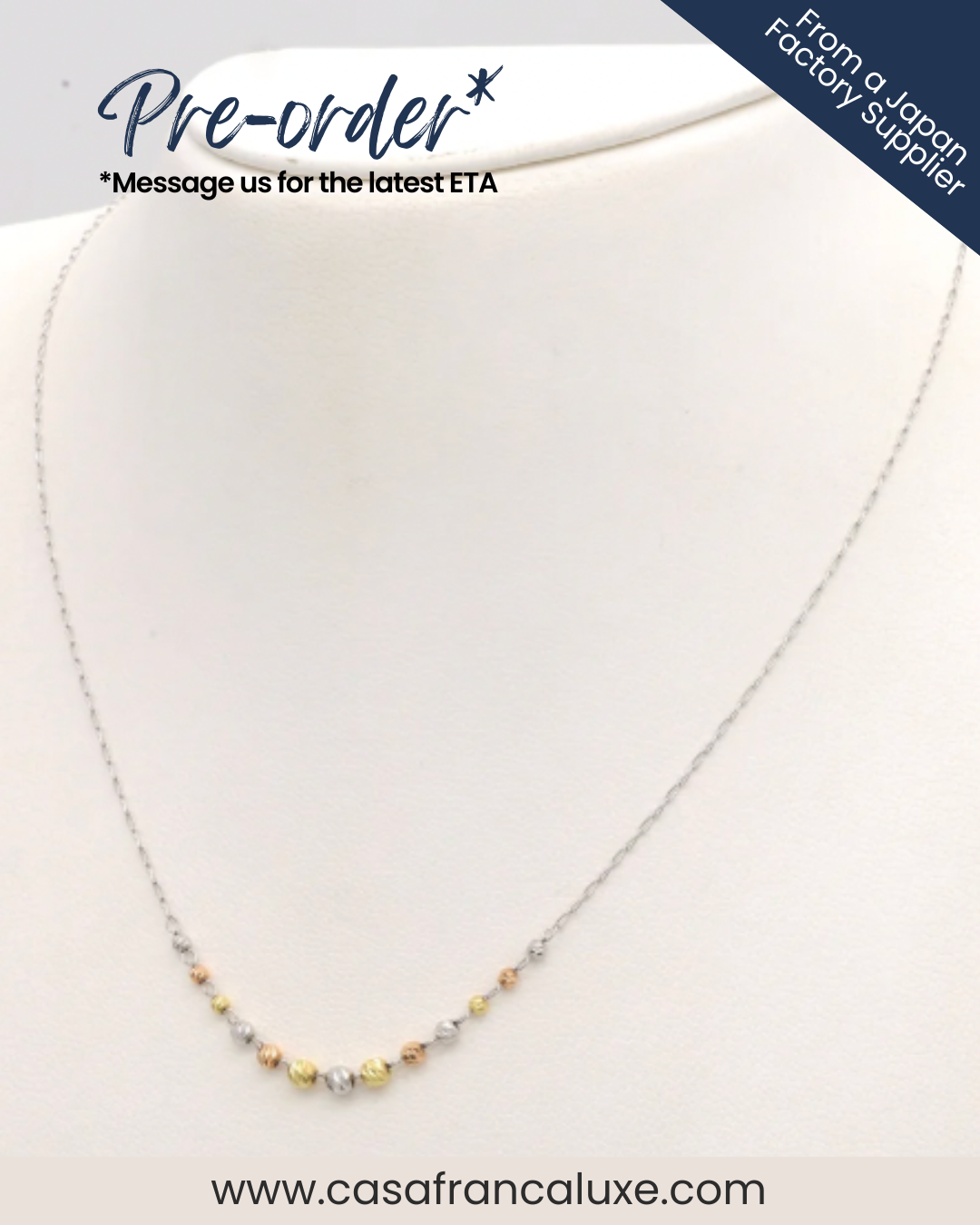 K18 Japan Gold Necklace