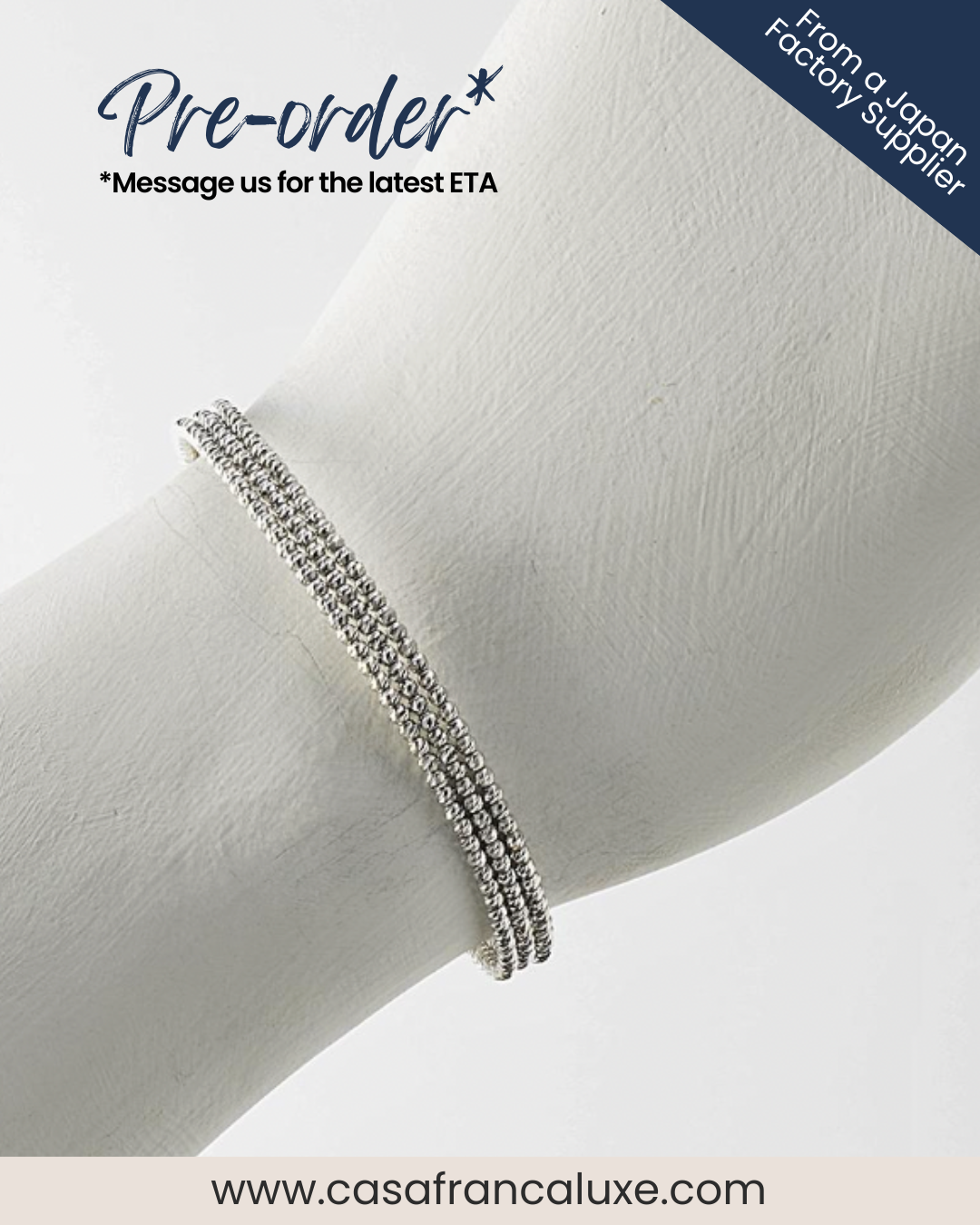 K18 Japan Gold 3-Layered Bangle
