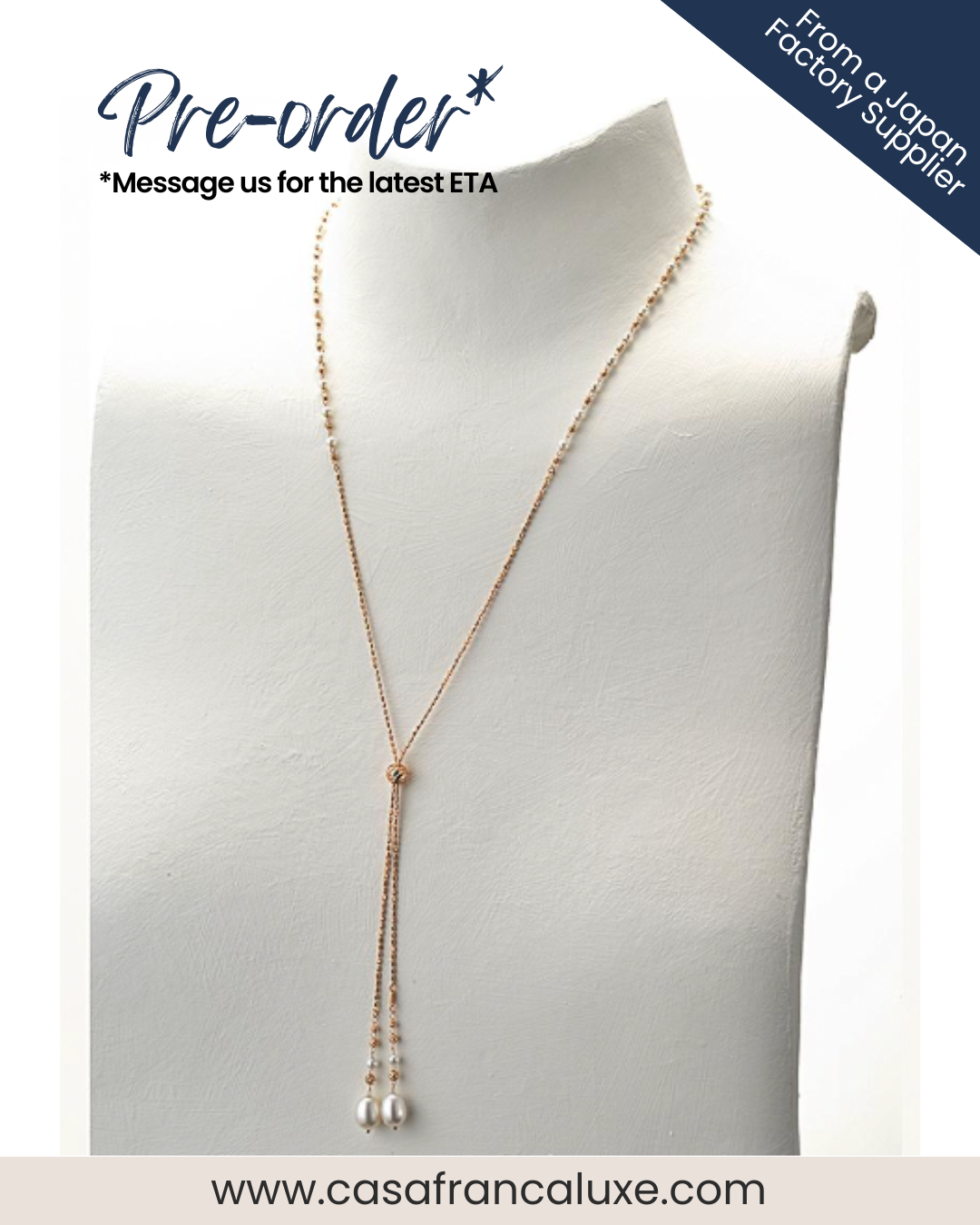 K18 Japan Gold 31" Long Necklace