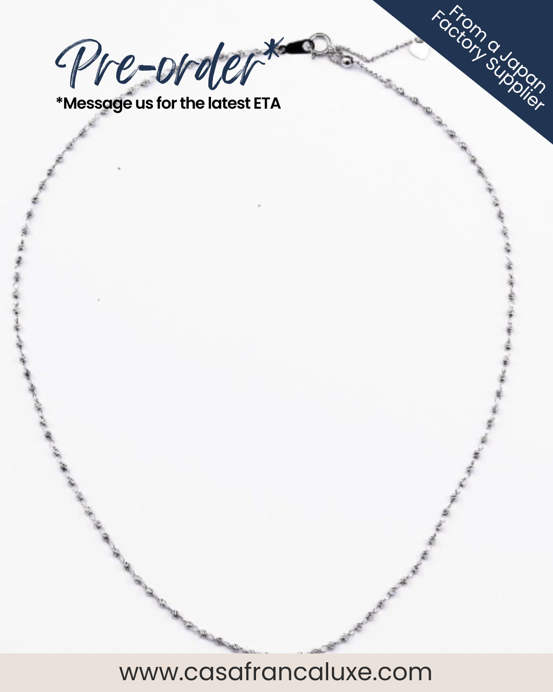 K18 Japan Gold Necklace