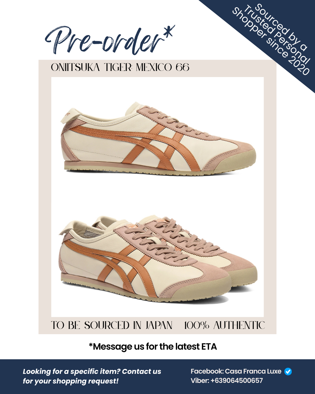 Japan Pre-order: Onitsuka Tiger Mexico 66