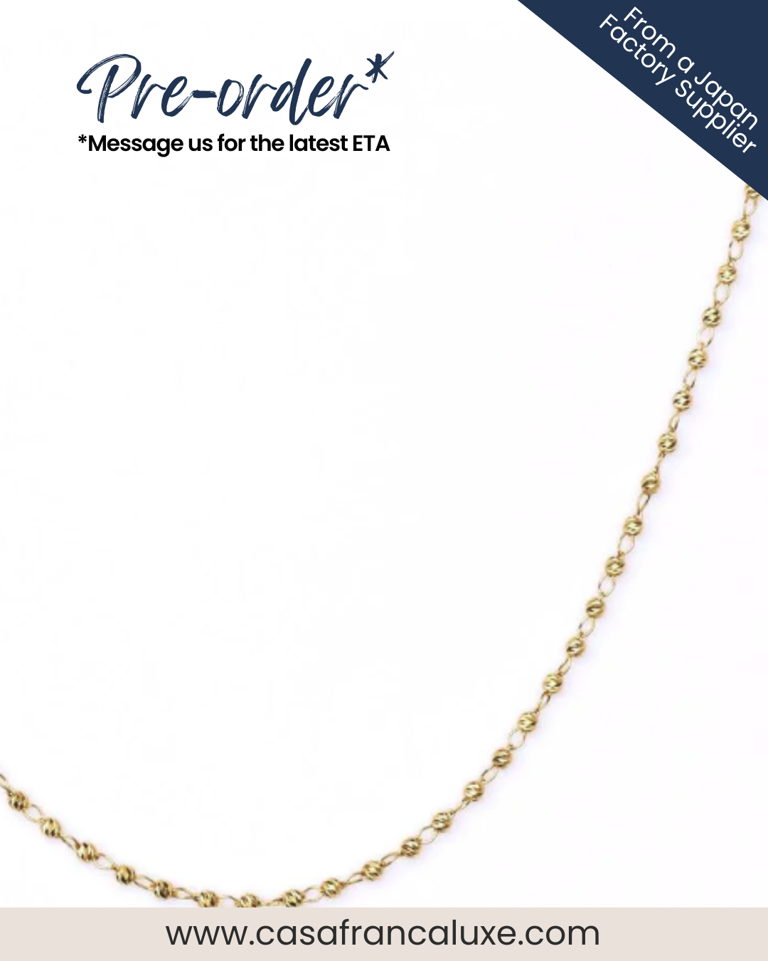 K18 Japan Gold Necklace