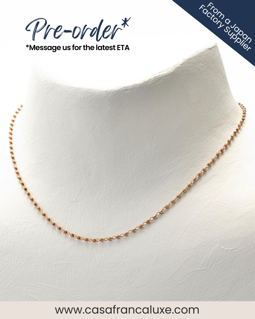 K18 Japan Gold Necklace