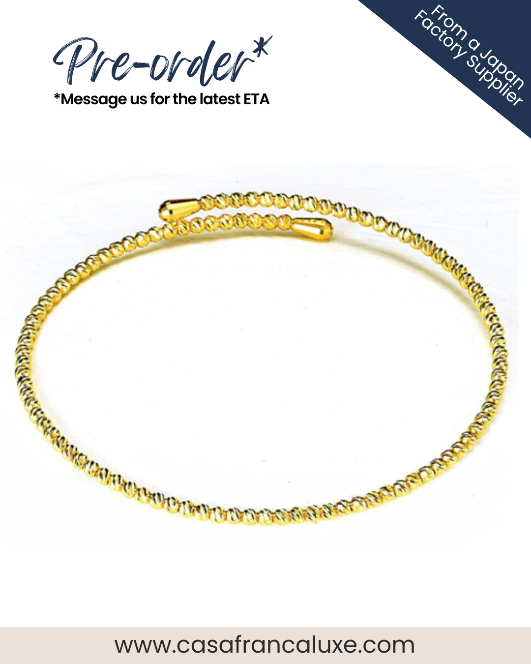 K18 Japan Gold Bangle