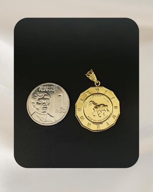 18K Yellow Gold Pendant