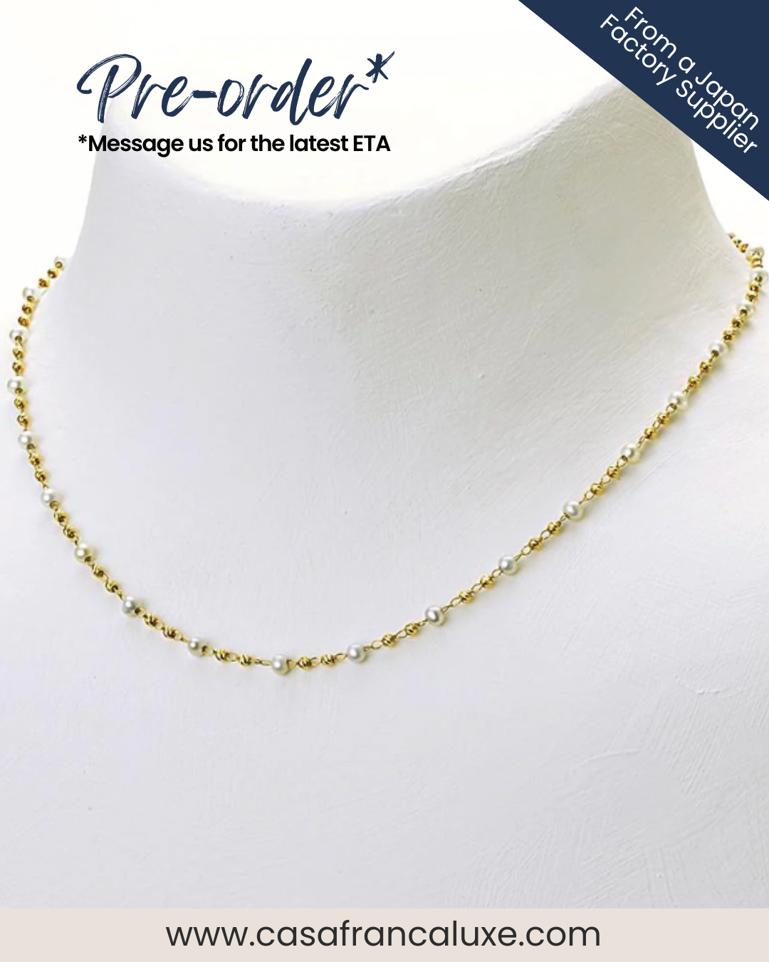 K18 Japan Gold Necklace