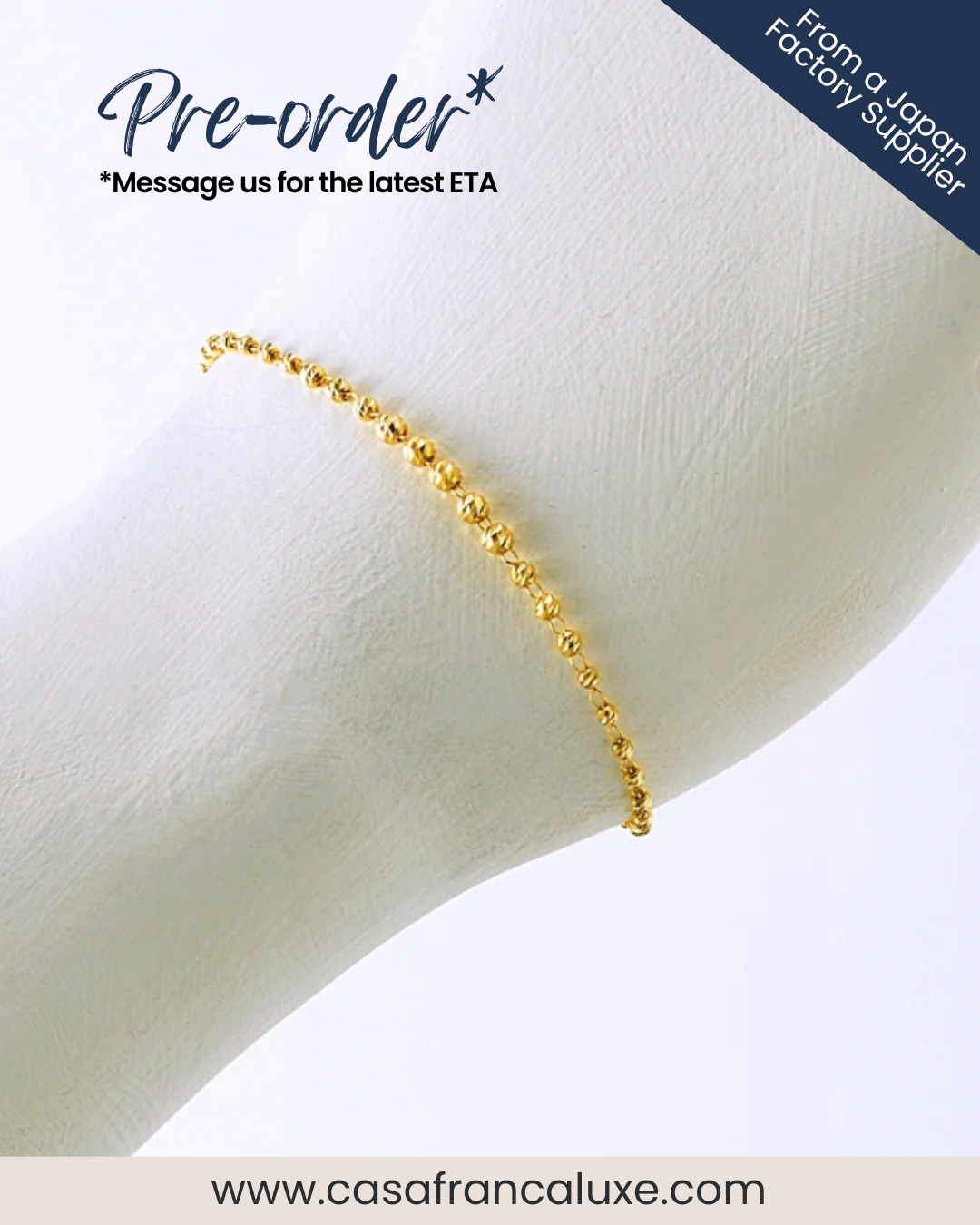 K18 Japan Gold Bracelet