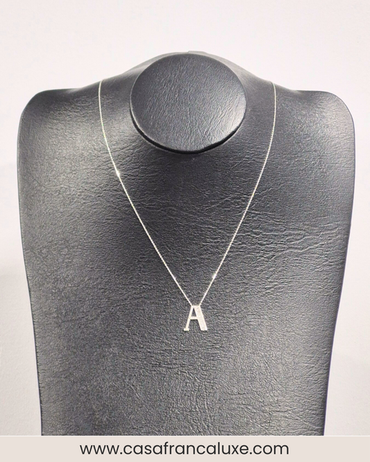 14K Initial Diamond Necklace