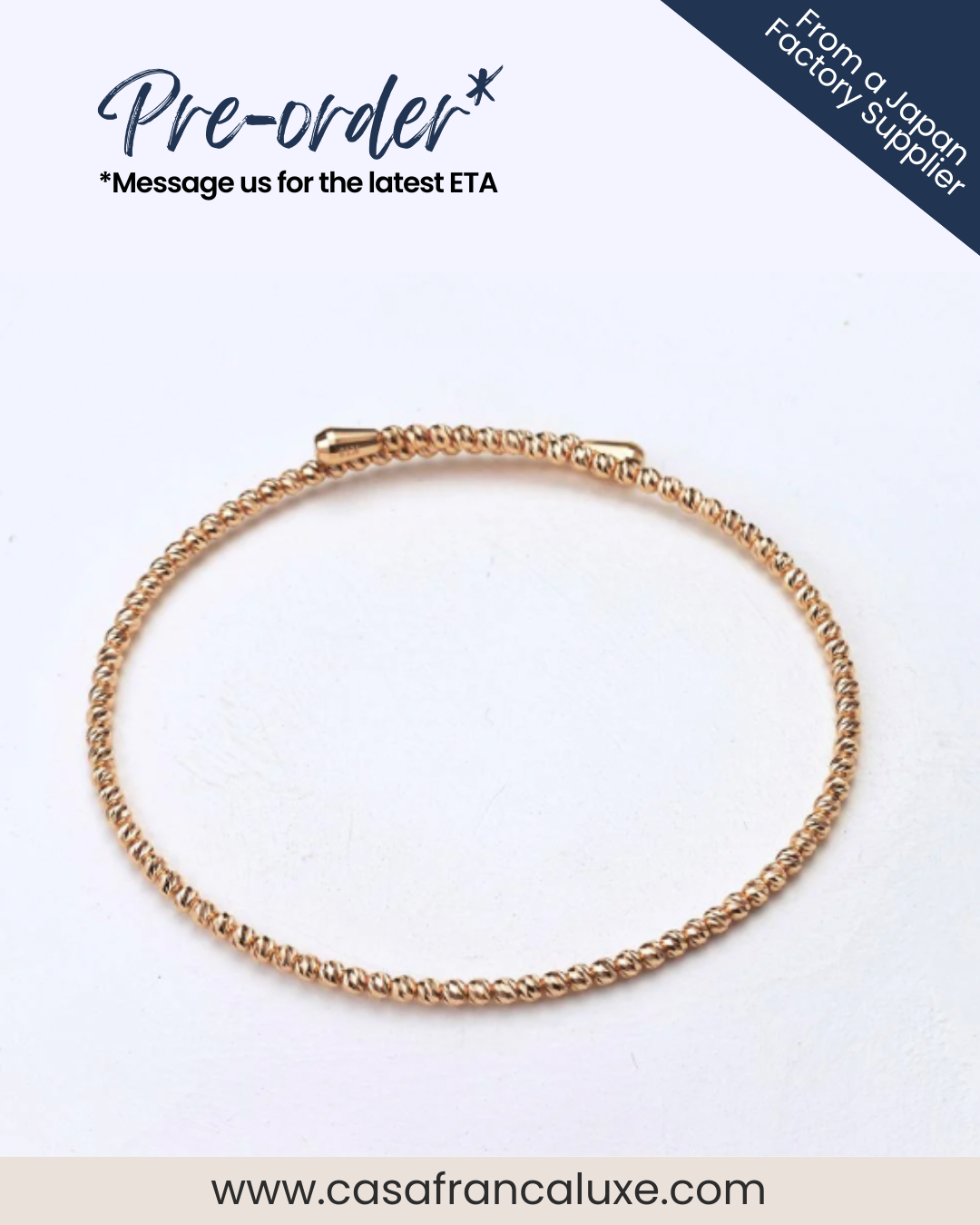 K18 Japan Gold Bangle