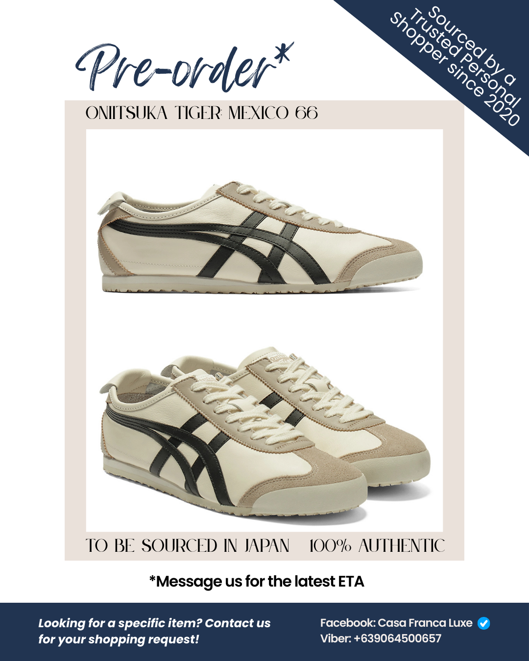 Japan Pre-order: Onitsuka Tiger Mexico 66