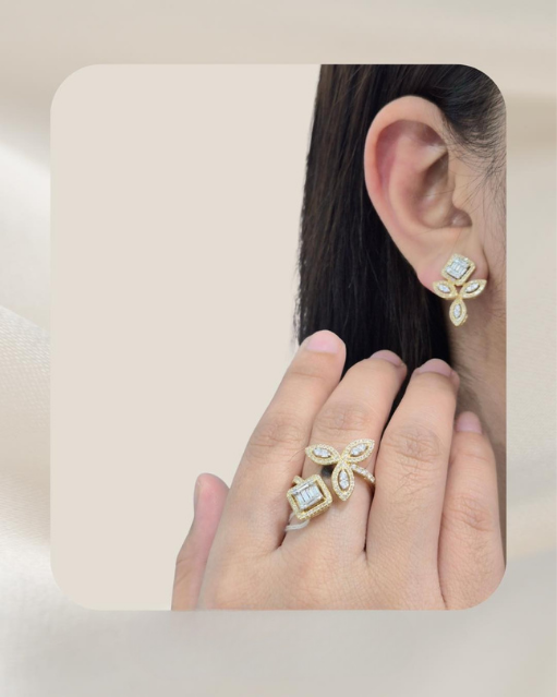 14K Diamond Set