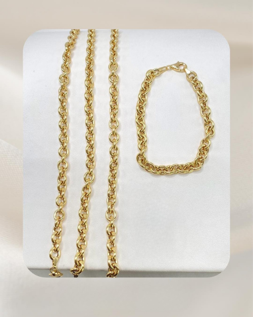 18K Yellow Gold Unisex Bracelet