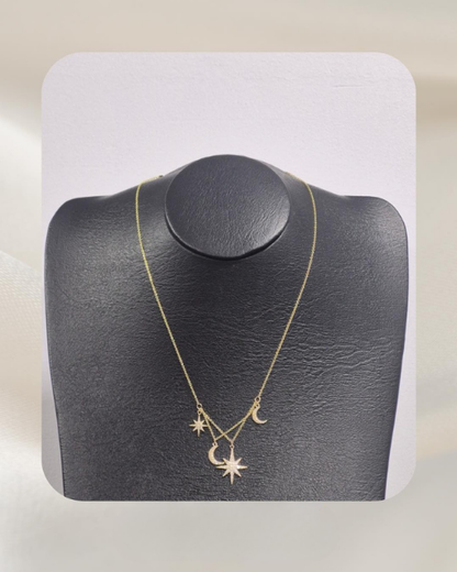 14K Diamond Necklace