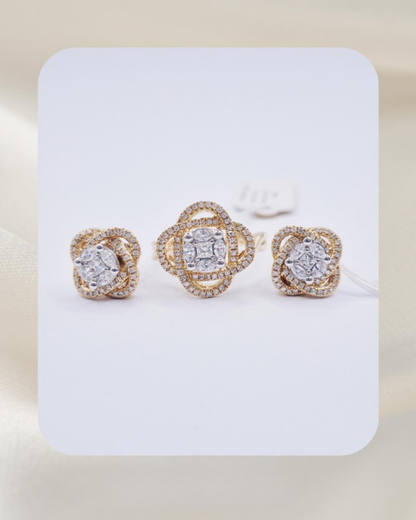 14K Diamond Set