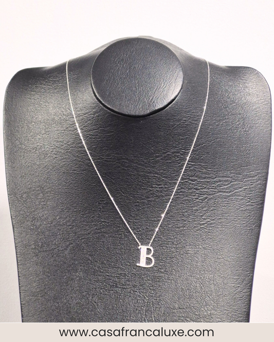 14K Initial Diamond Necklace